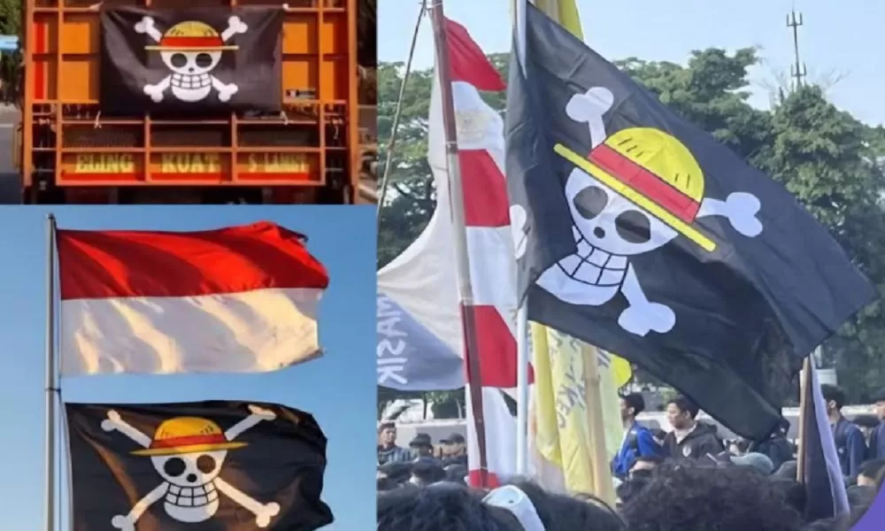 bendera one piece merah putih kemerdekaan 2025 demokrasi