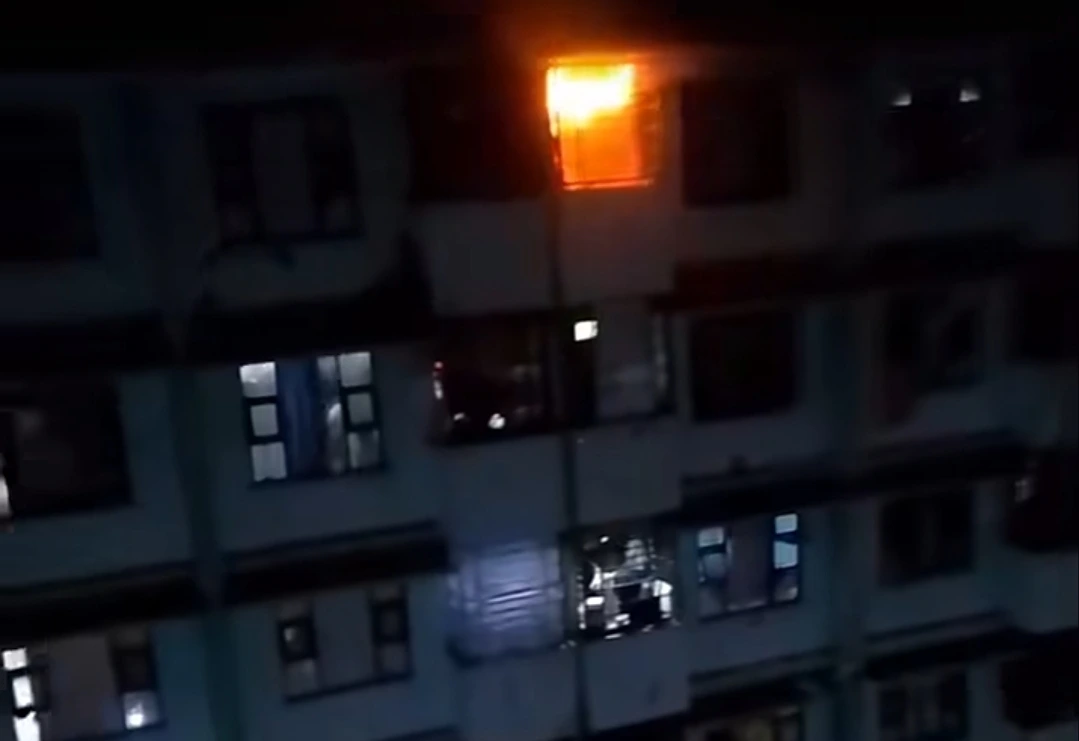 Rusunawa Karangroto Baru Genuk Terbakar Dini Hari