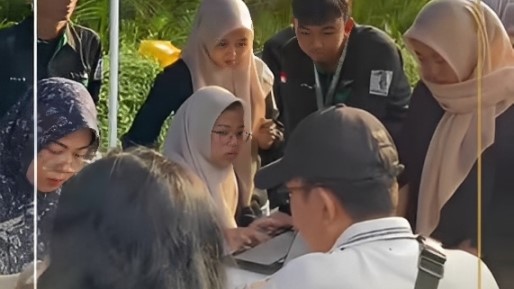 BEM KM Unissula Turun ke Ruang Publik, Ajak Warga CFD Simpang Lima Cek Kesehatan Gratis