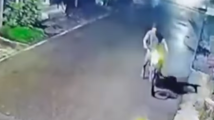 Aksi Maling Motor Terekam CCTV di Tlogosari Kulon, Honda CRF Raib Digondol Pelaku