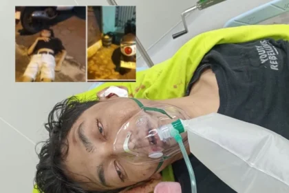 Akibat Hindari Jalan Berlubang, Kecelakaan Tunggal Terjadi di Selatan Bangjo Sucen Kudus