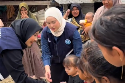 Dua Education Influencer Ajak Anak-anak Terdampak Banjir di Aceh Belajar Bersama