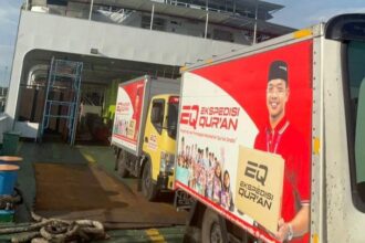 Tim Ekspedisi Menuju Lampung Melalui Pelabuhan Merak
